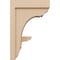 Ekena Millwork 7"W x 14"D x 21"H Classic Warren Rough Cedar Woodgrain TimberThane Corbel, Primed Tan CORUR07X14X21WARRCPR - alternate 6